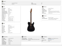 Fender Acoustasonic Standard Tele BLK Fender Acoustasonic Standard Tele BLK